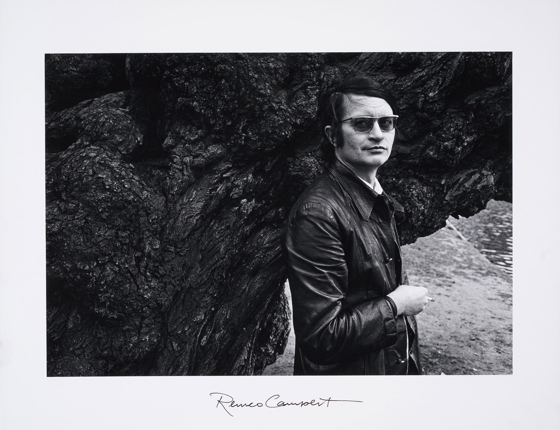 Portret van Campert, foto: Eddy Posthuma de Boer, 1973 