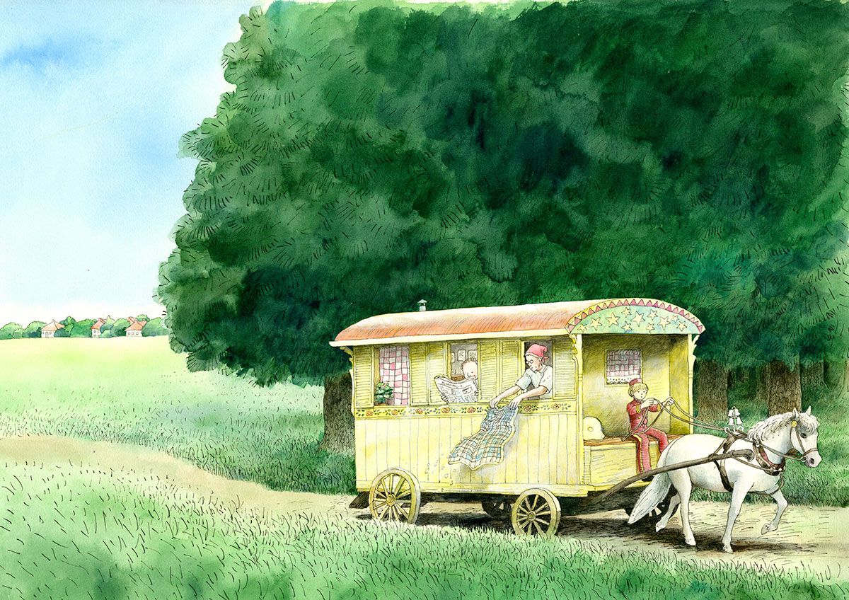 Omslagillustratie <i>Abeltje</i>. Querido (1980)