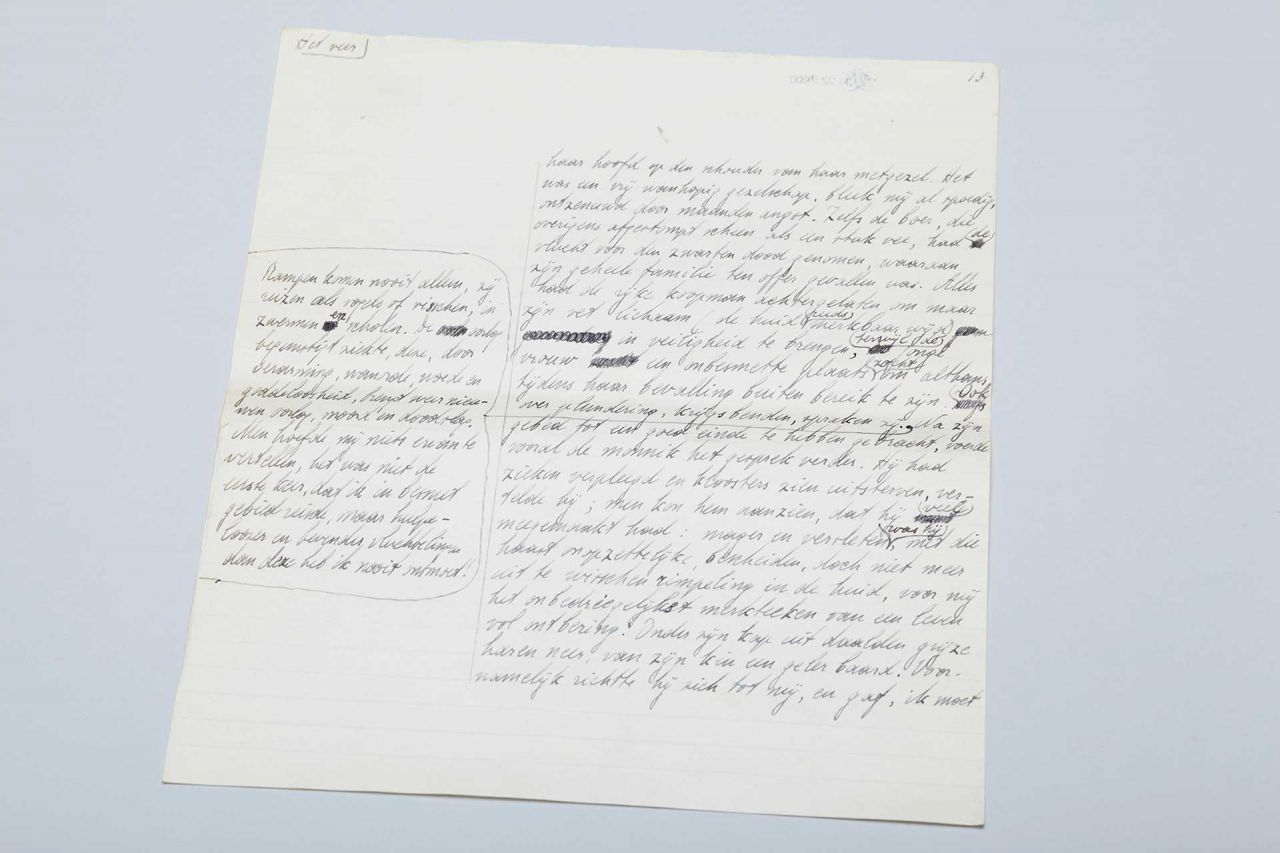 Nethandschrift 'Het veer' (pag. 13)