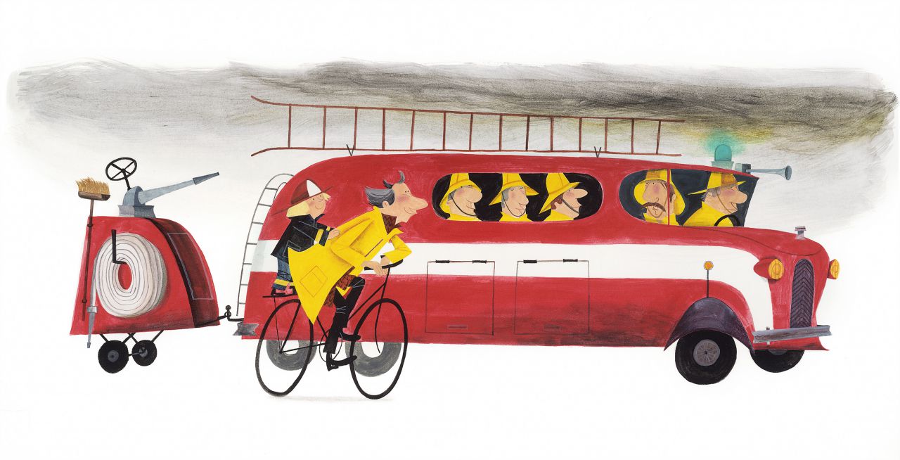 Noëlle Smit, M’n opa, 2016. Gouache