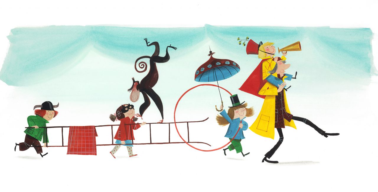 Noëlle Smit, M’n opa, 2016. Gouache