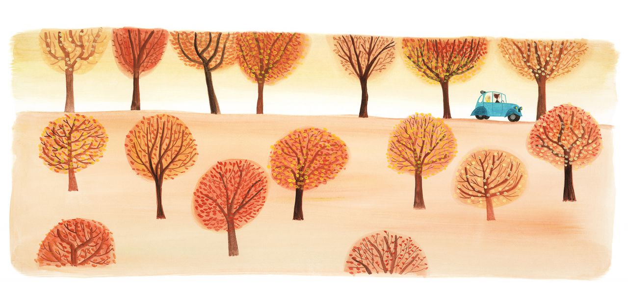 Noëlle Smit, M’n opa, 2016. Gouache