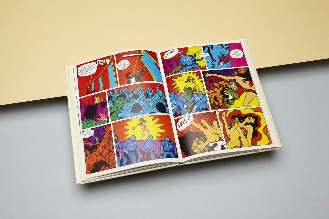 Binnenwerk <i>Iris</i>, Lo Hartog van Banda. De Bezige Bij (1968)