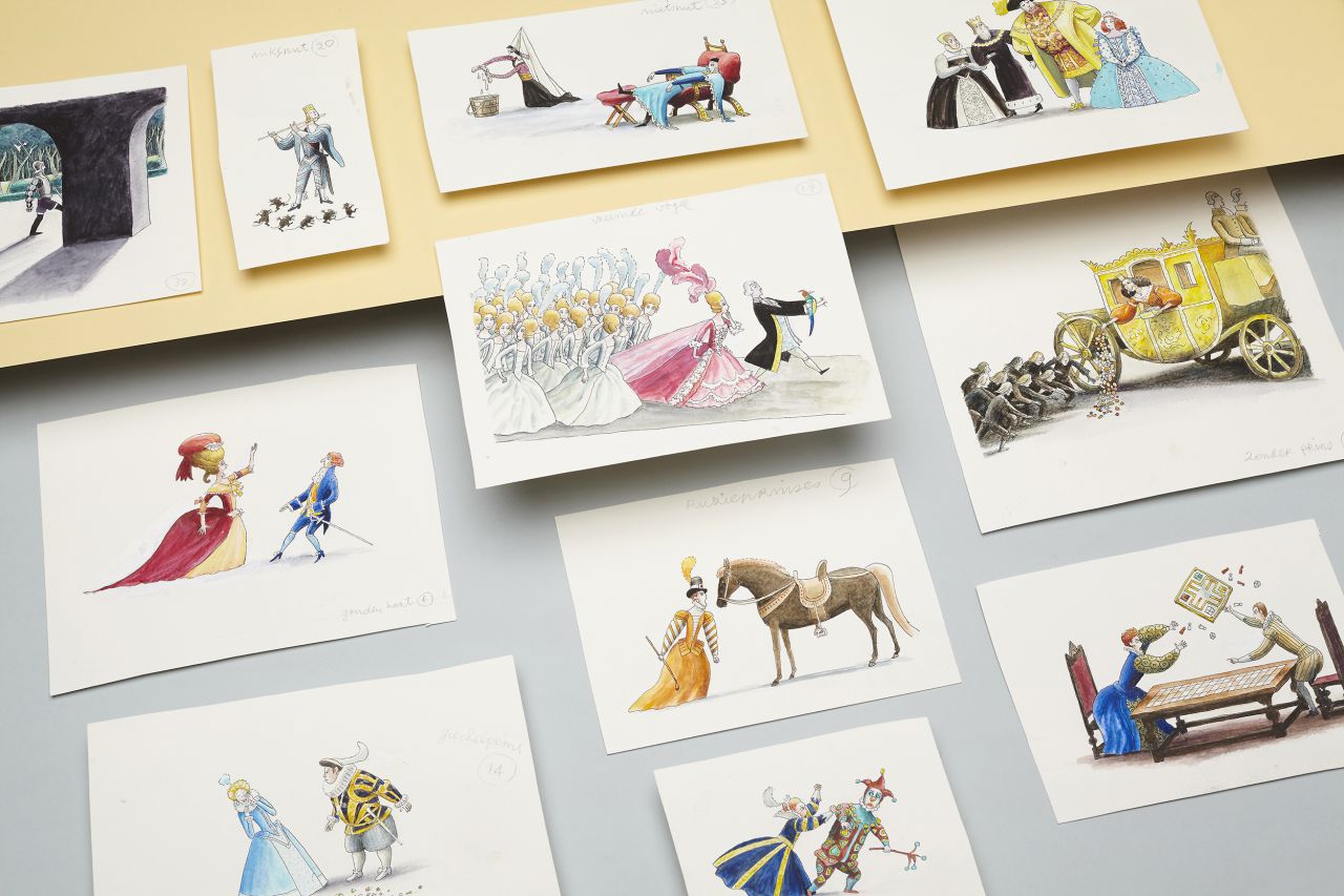 Illustraties uit <i>De prinses en de paradijstuin</i>, Dolf Verroen. Leopold (2010)