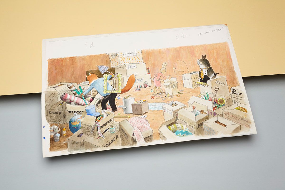 Uit <i>Een buur voor Vos en Haas</i>, Sylvia Vanden Heede. Lannoo (2006)