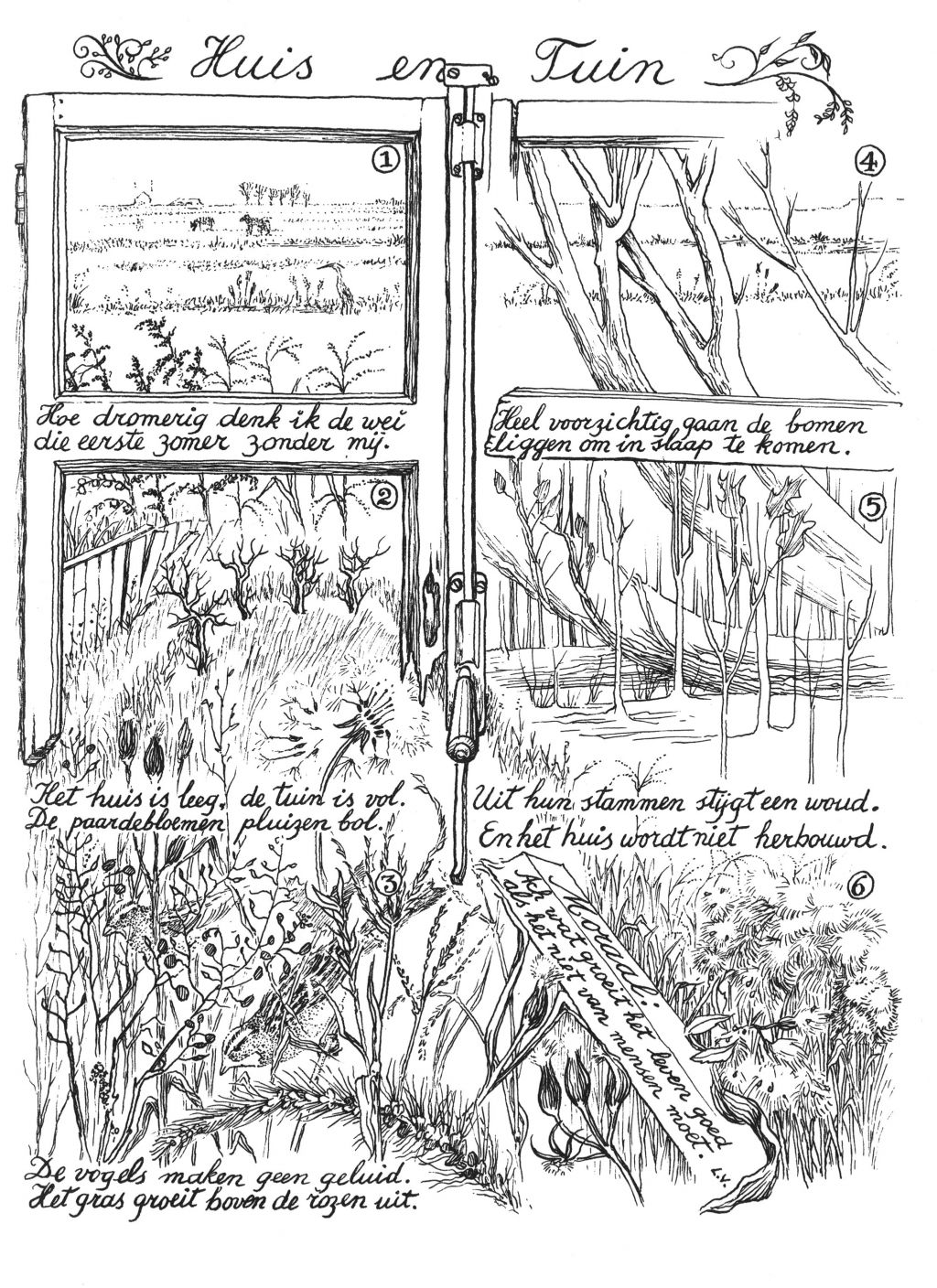 Illustratie uit 'Huis en tuin', 1979