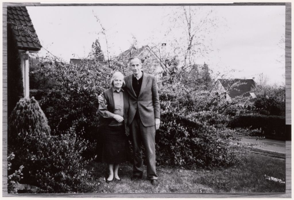 Met haar man Jan van Lelyveld in Saint-Witz