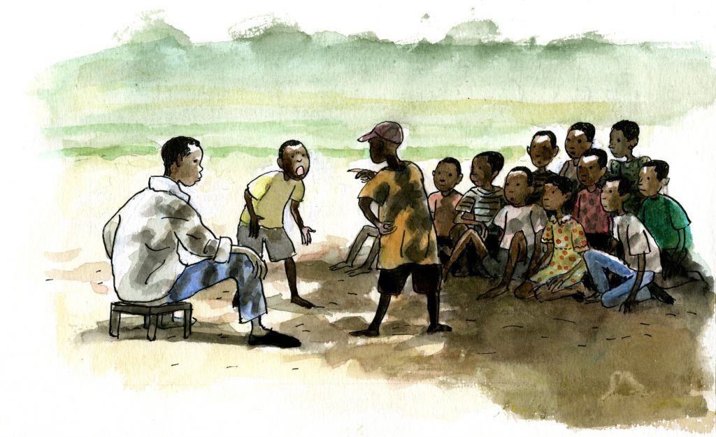 Tekening voor Foster Parents Plan