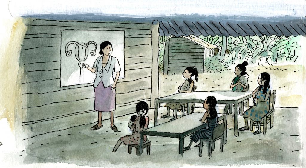 Tekening voor Foster Parents Plan