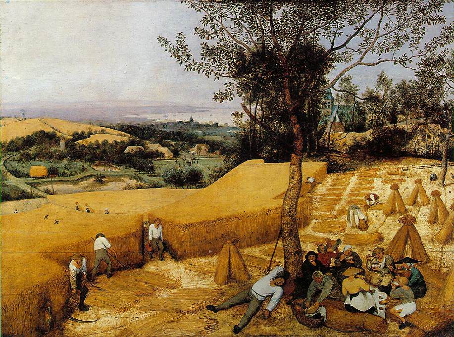 <i>De graanoogst</i>, Pieter Brueghel de Oude (1565)