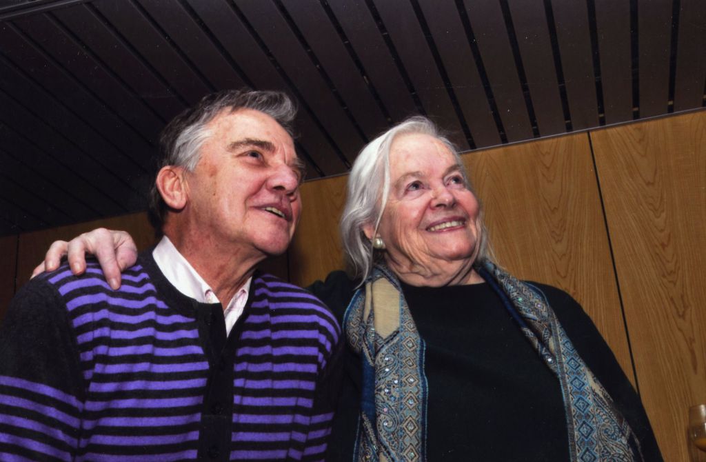 Met Willem Nijholt na zijn eenmalige vertolking van <i>Oeroeg</i>, 2009