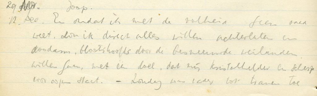 Dagboek 12 dec. 1934 