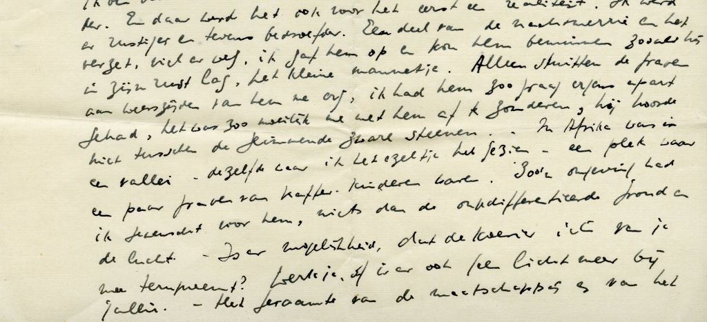 Fragment brief aan ‘Ernst Breman’ [Van Vriesland] 10-9-1944 