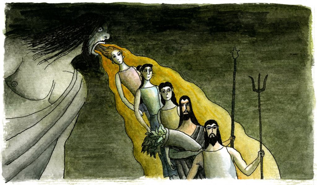 Kronos, uit <i>Donder en bliksem</i>