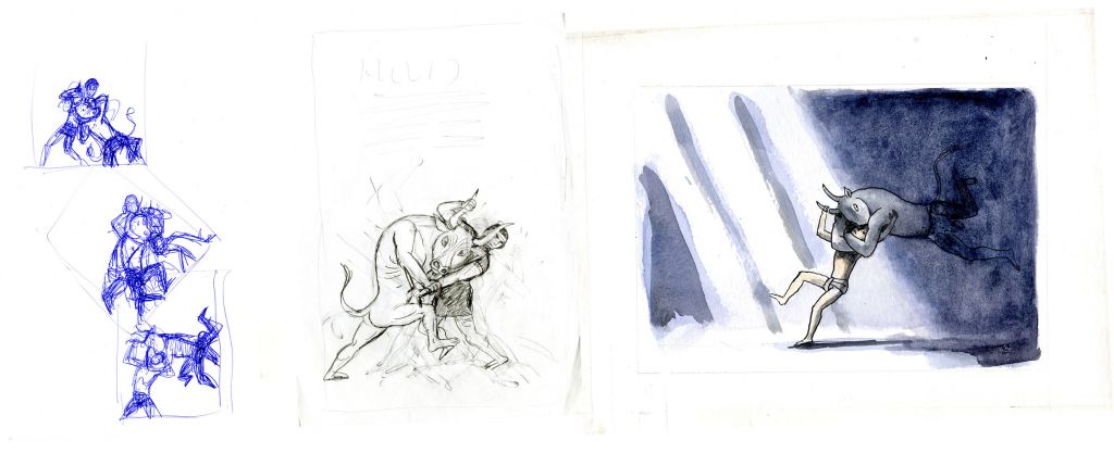 Voorschetsen voor de Minotaurus