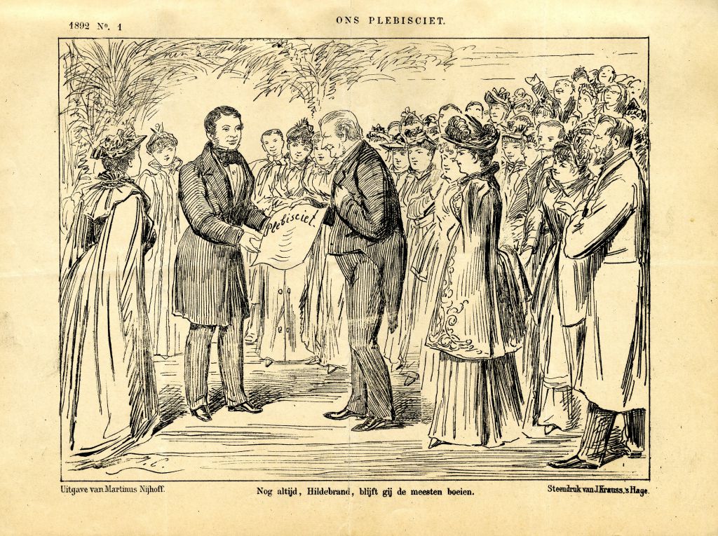 J.M. Schmidt Crans, 'Ons plebisciet', 1892. 