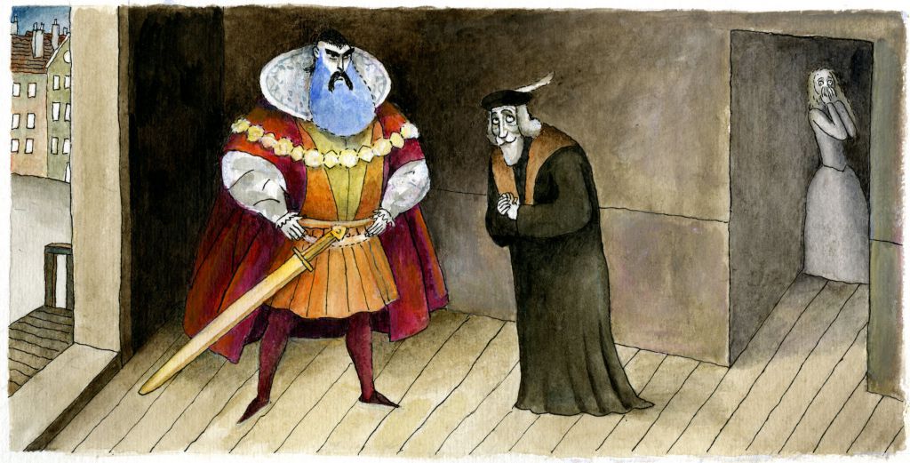 Blauwbaard, uit <i>Meer verhalen van de sprookjesverteller</i>. Gottmer (2009)