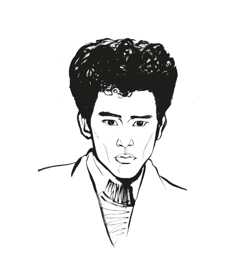 Zelfportret, eind jaren vijftig