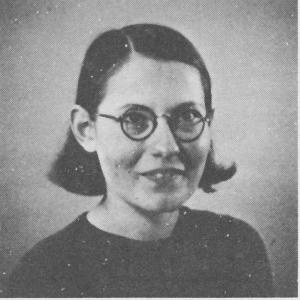 Pasfoto Tineke, begin 1940