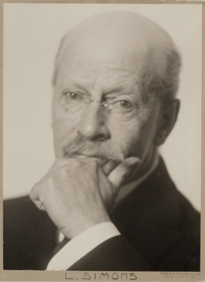Leo Simons, 1923. Foto: Henri Berssenbrugge