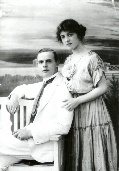 Verlovingsfoto, circa 1915