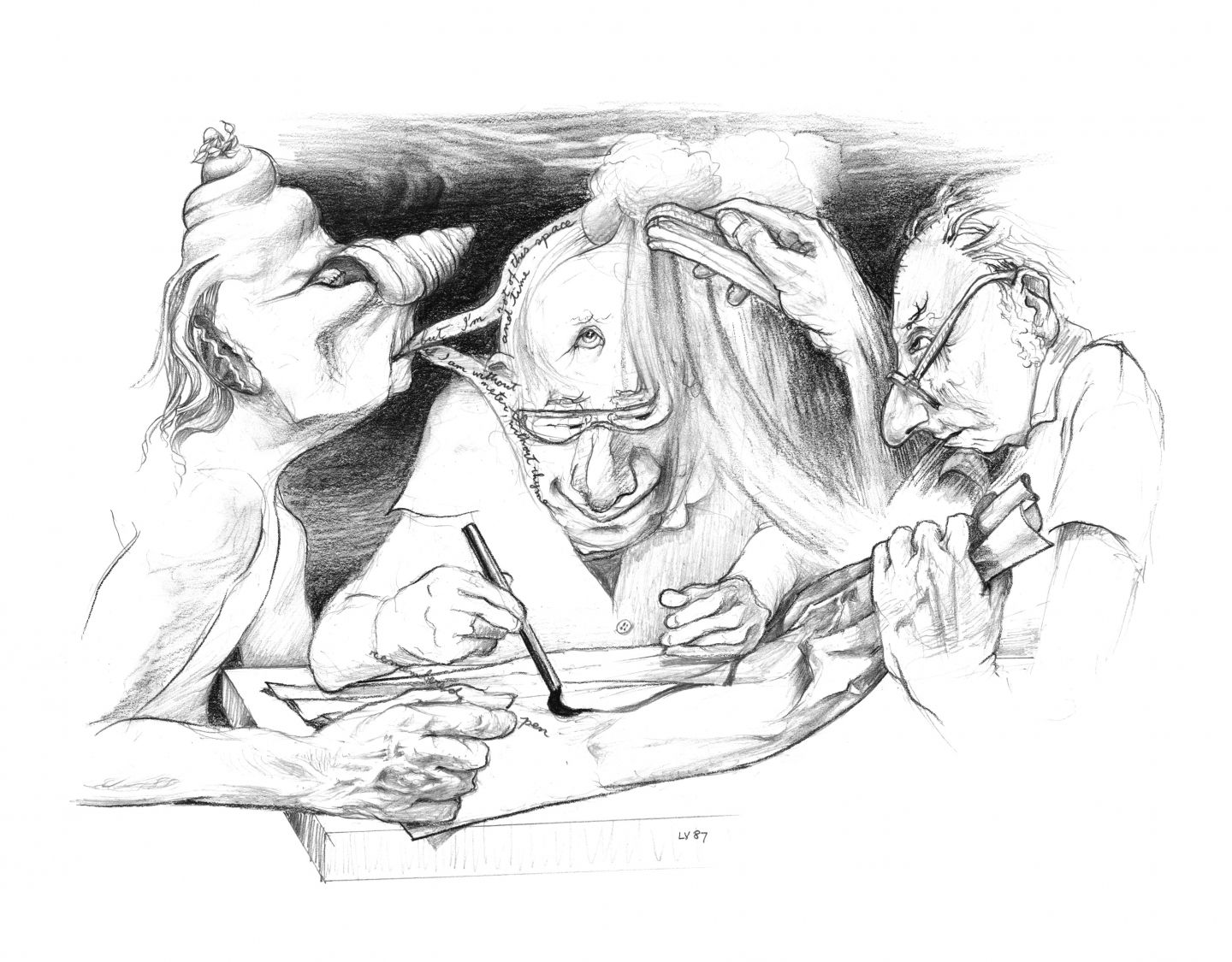 What I am not: a scientist trying to erase the artist and to destroy the work of the poet