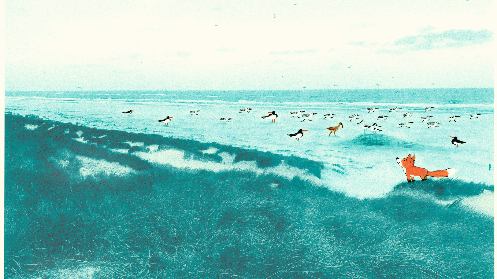 Illustratie uit Vosje van Marije Tolman