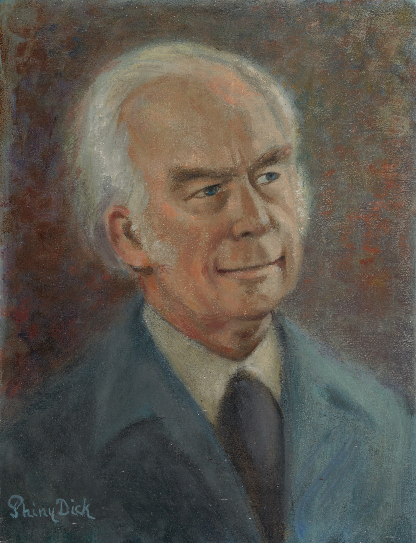 De afbeelding toont een kunstzinnig portret van Marten Toonder . Gemaakt door: Phiny  Dick 