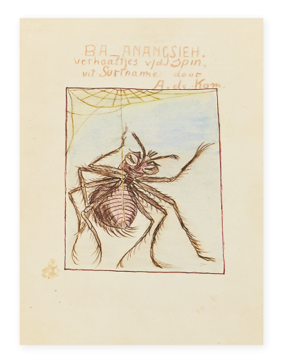 <p><span class="caption">‘Ba Anangsieh’ door Anton de Kom, tekening van Nola Hatterman</span></p>