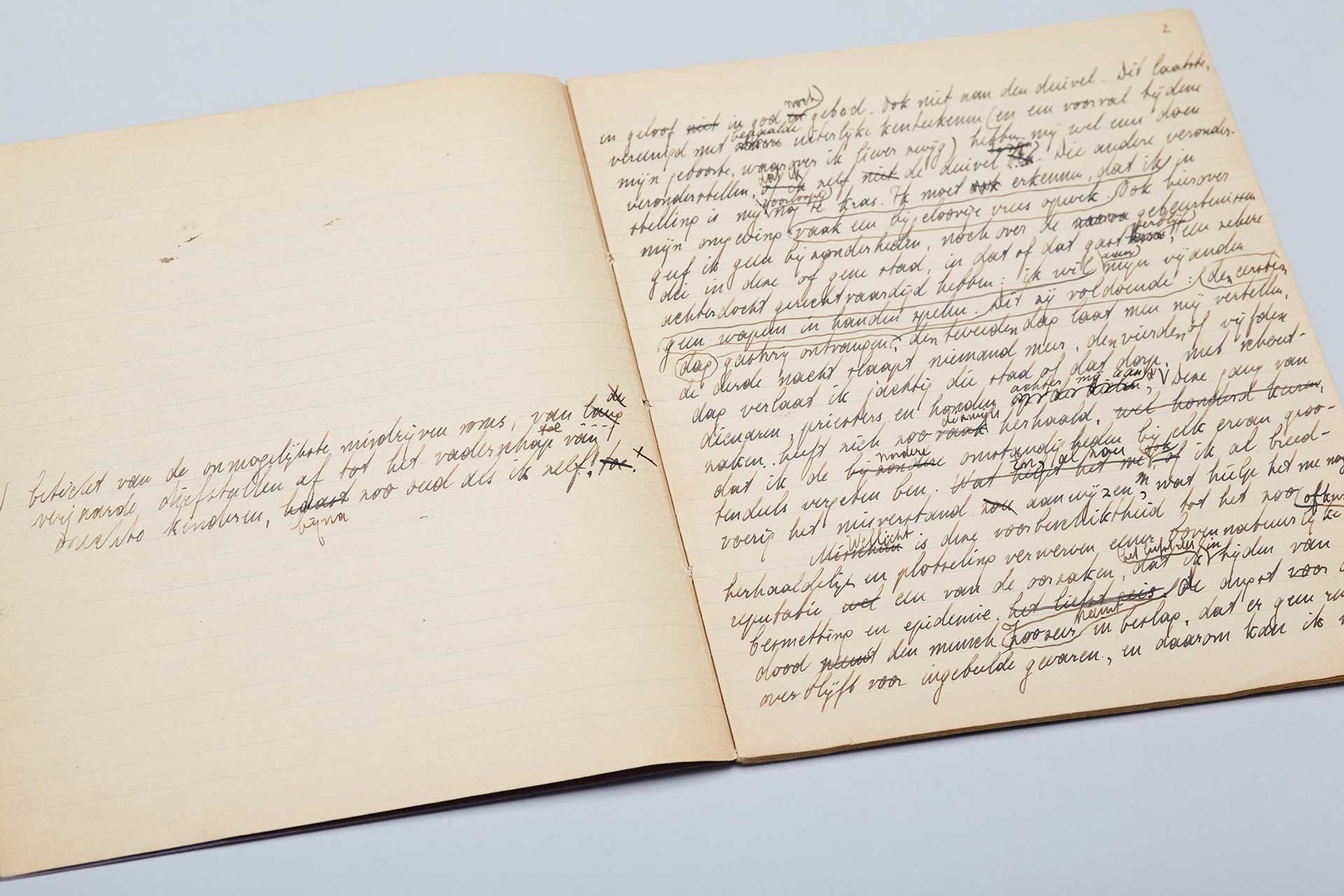 Kladhandschrift ‘Het veer’ (pag. 2)