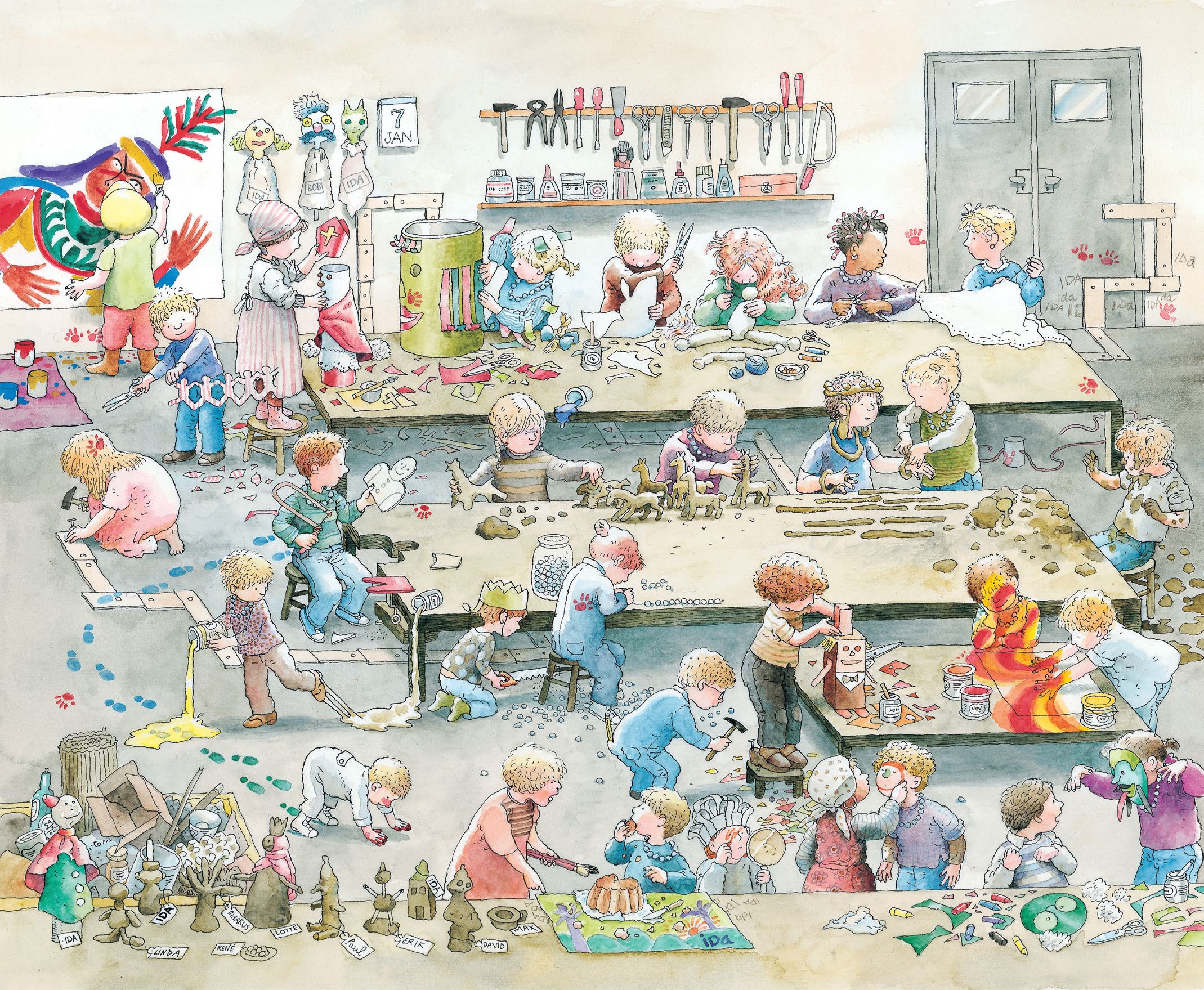 Uit <i>Hier zit ik op</i>, Simone Schell. Oberon (1973)