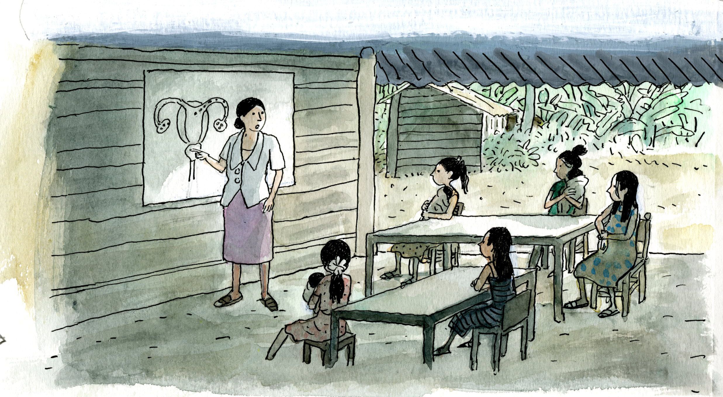 Tekening voor Foster Parents Plan