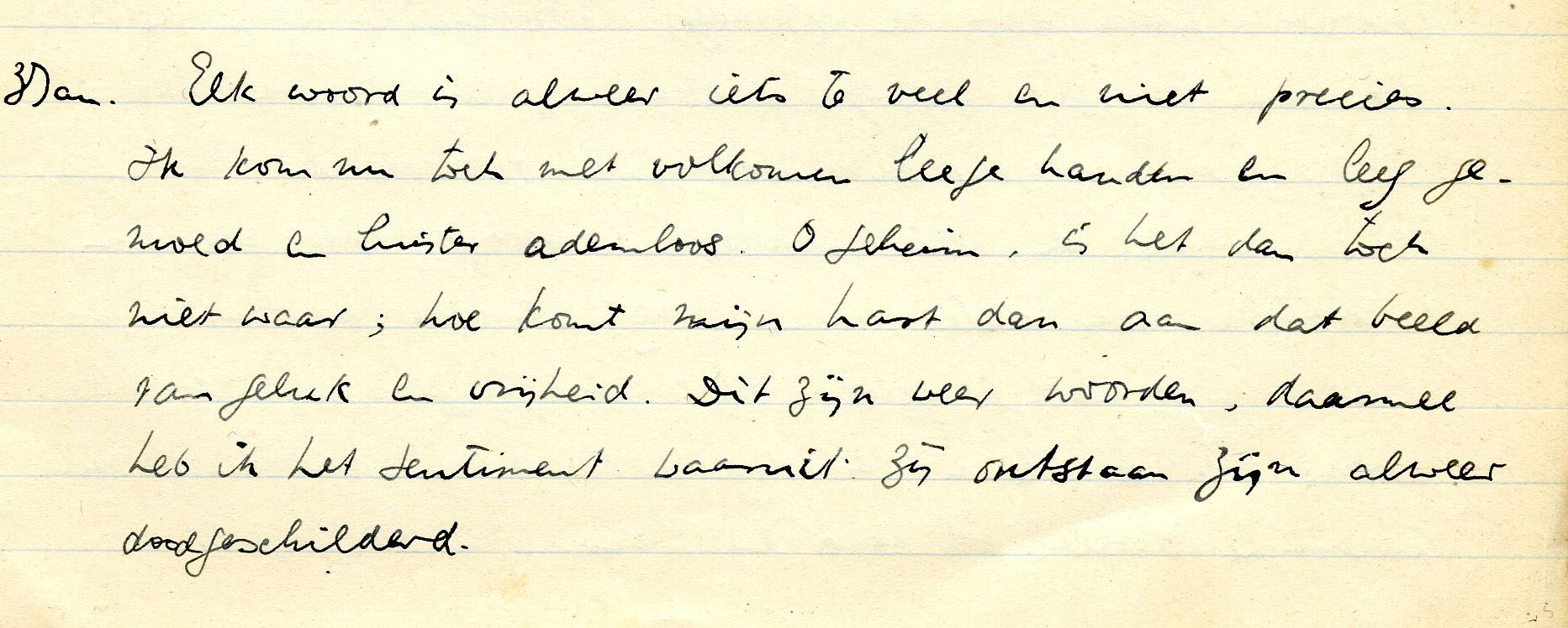 Dagboek 3 jan. 1935 