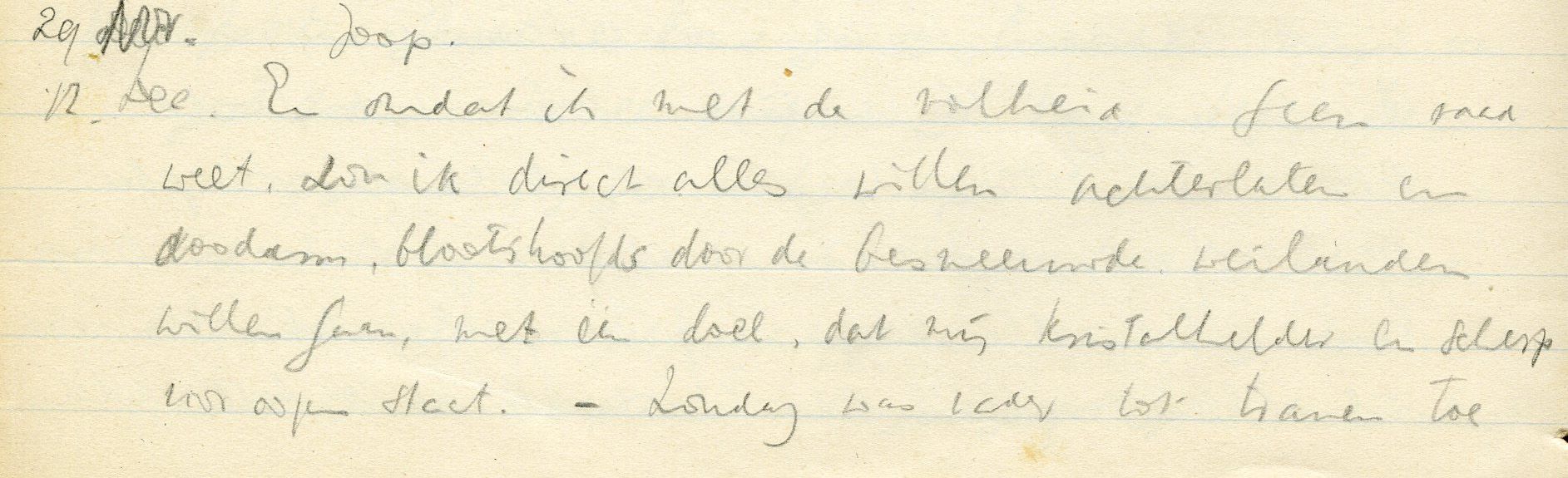 Dagboek 12 dec. 1934 