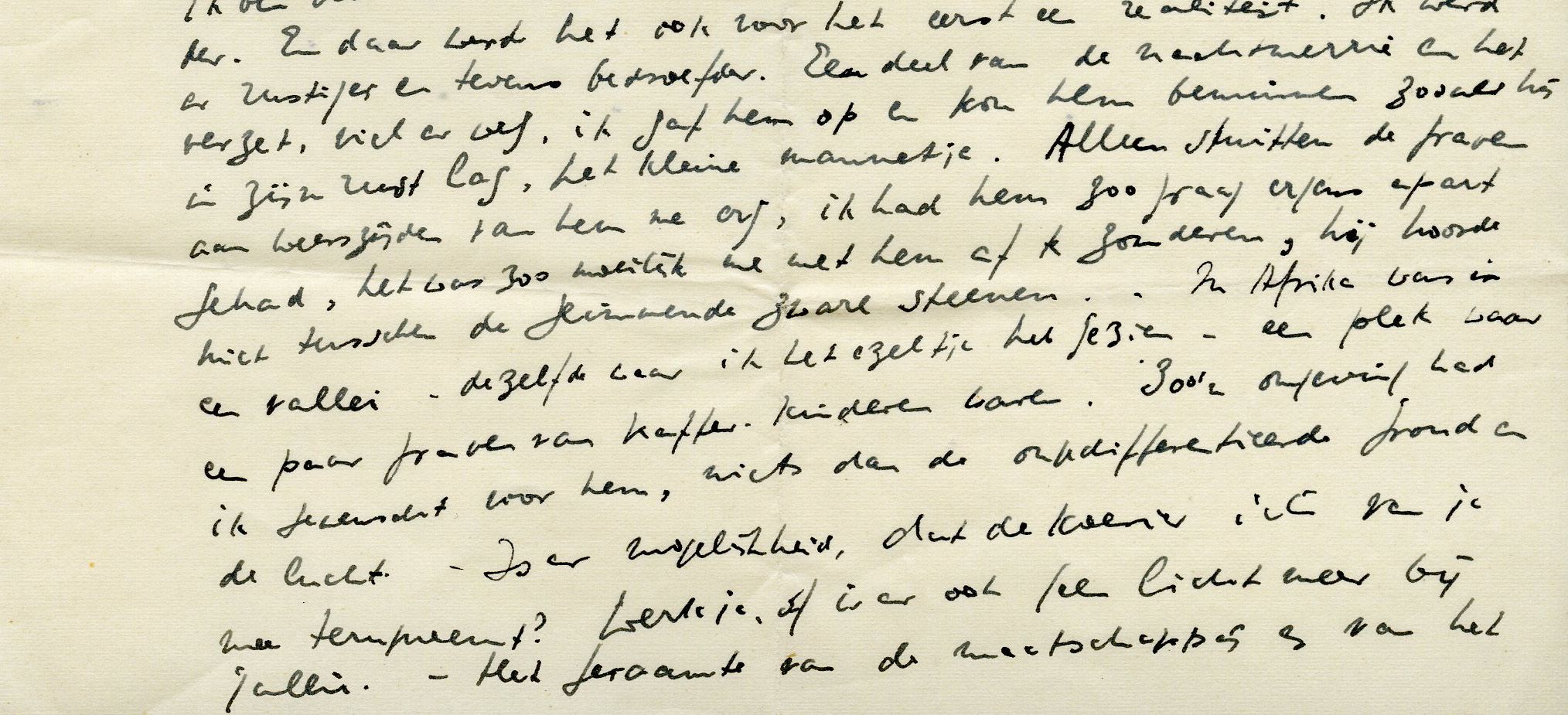 Fragment brief aan ‘Ernst Breman’ [Van Vriesland] 10-9-1944 