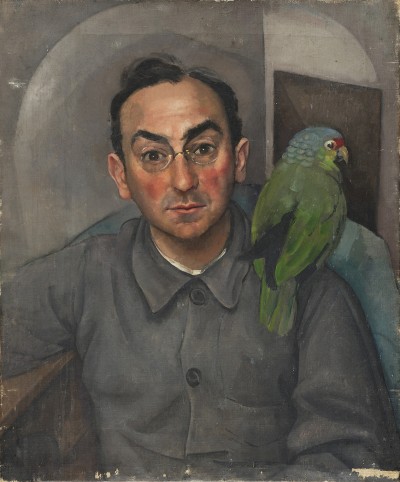 Deze afbeelding toont een kunstzinnig portret van Bernard Canter .