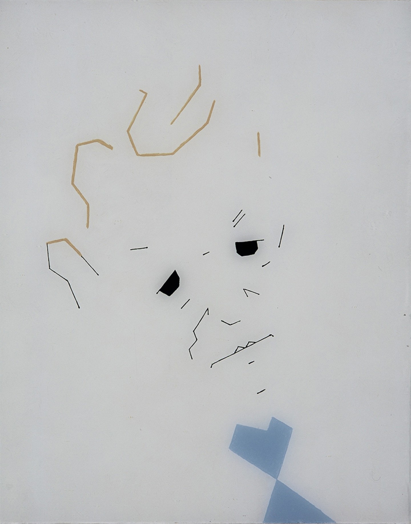 De afbeelding toont een kunstzinnig portret van S. Carmiggelt. Gemaakt door: Hendrik Valk