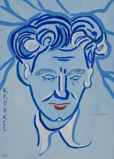 Deze afbeelding toont een kunstzinnig portret van S. Carmiggelt.