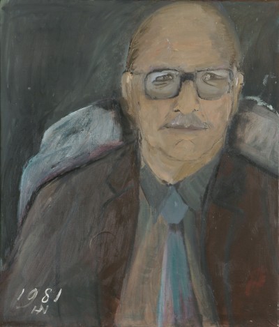 Deze afbeelding toont een kunstzinnig portret van J.B. Charles .