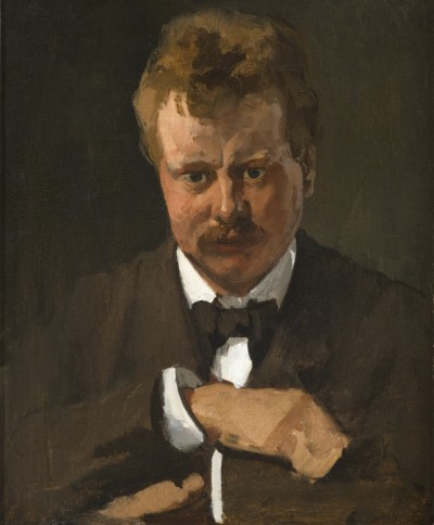 Deze afbeelding toont een kunstzinnig portret van Hein Boeken.