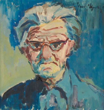 Deze afbeelding toont een kunstzinnig portret van Gerard den Brabander.