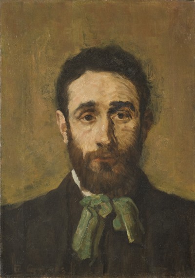 Deze afbeelding toont een kunstzinnig portret van Jopie Breemer .