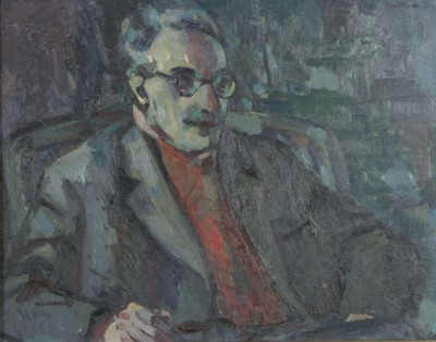 Deze afbeelding toont een kunstzinnig portret van Jan H. Eekhout.