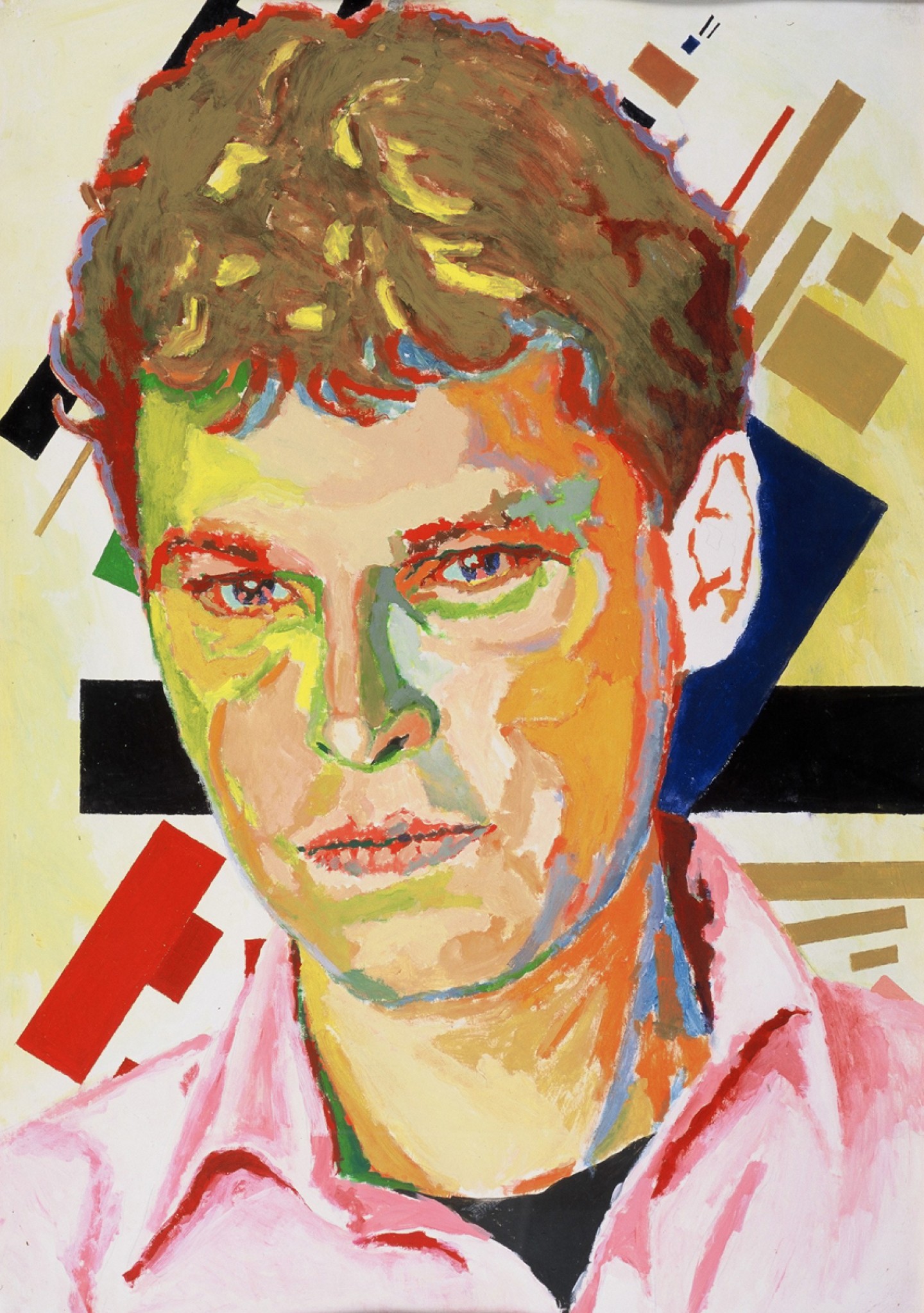De afbeelding toont een kunstzinnig portret van Frans Kellendonk . Gemaakt door: Kees  Knopper 