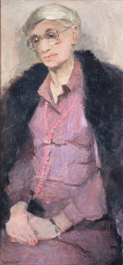 Deze afbeelding toont een kunstzinnig portret van Dirkje Kuik.