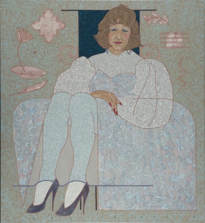 Deze afbeelding toont een kunstzinnig portret van Maarten ’t Hart.
