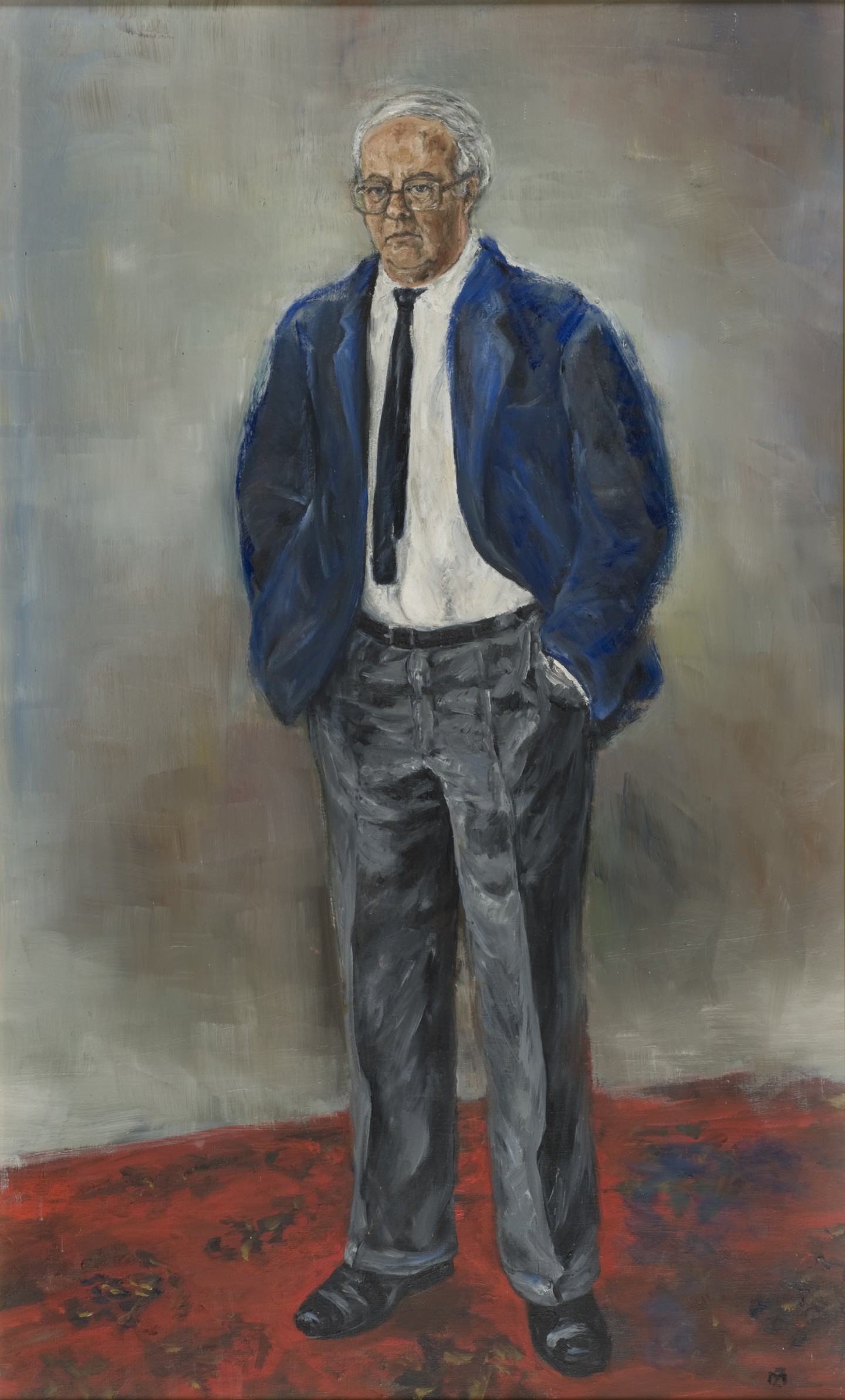 De afbeelding toont een kunstzinnig portret van Maarten Mourik. Gemaakt door: Margrieth  Zijlstra 