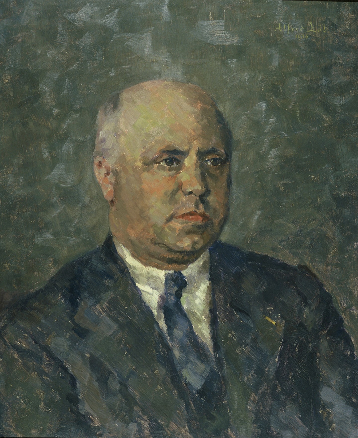 De afbeelding toont een kunstzinnig portret van Willem de Mérode. Gemaakt door: Alfred Löb