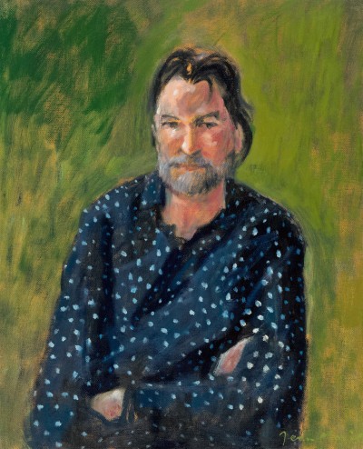Deze afbeelding toont een kunstzinnig portret van Bert Natter.