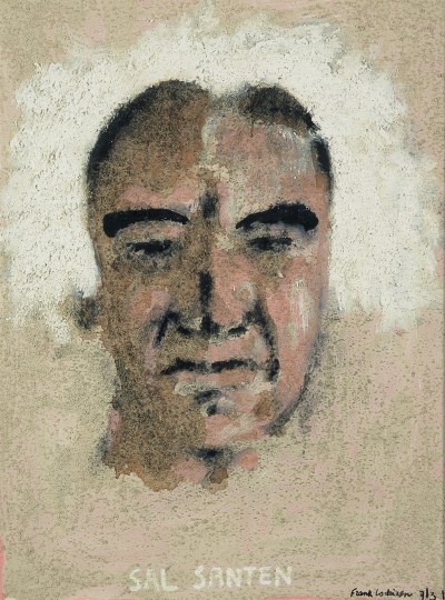 Deze afbeelding toont een kunstzinnig portret van Sal Santen.
